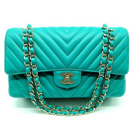 chanel turquoise bag|chanel purses sale.